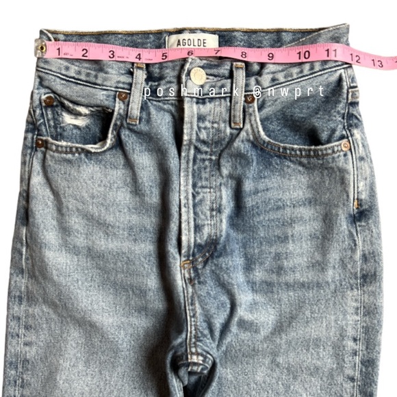 AGOLDE 90’s Pinch Waist Endless High Rise Waist Straight Leg 23 24 - Picture 10 of 13